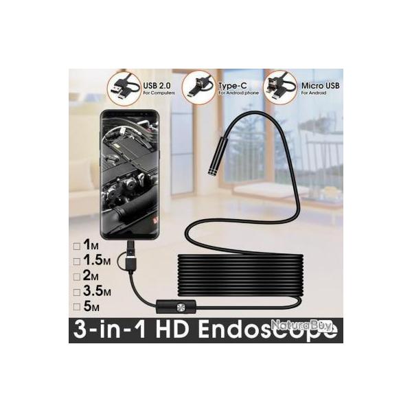 Camera Endoscope USB-C 2 M�tres Pour Smartphone Android