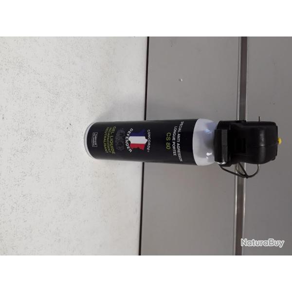 5869 BOMBE LACRYMOG�NE CS80 GEL LIQUIDE  CONCORDE DEFENDER 100ML NEUF