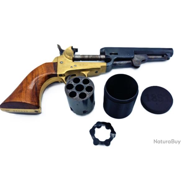 Boite range barillet + prot�ge chemin�e colt 1851 calibre 36 poudre noire