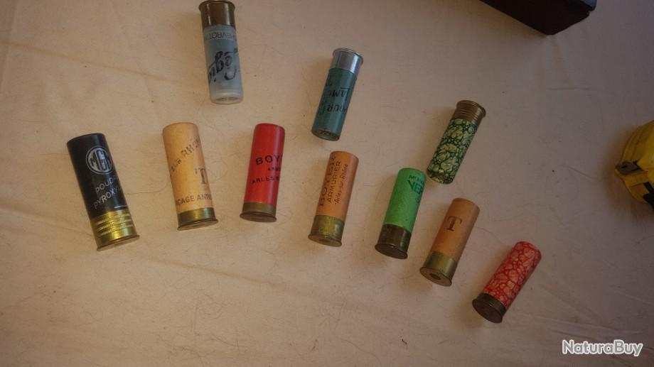 Lot De Deux Cartouchières De Chasse Vintage En Cuir - Objet Ancien, "dans Leur Jus", Parfait Pour Décoration