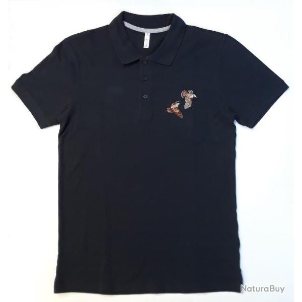 POLO BLEU MARINE BROD BCASSE TS