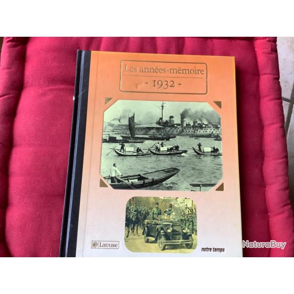 Livre les ann�es m�moire 1932