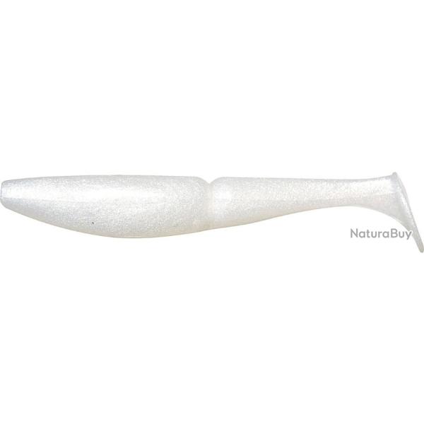 Leurre One Up Shad 4" 10cm Sawamura par 6 Silky White