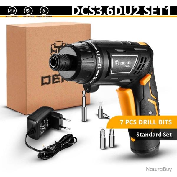 Visseuse Sans Fil Pro Li-ion LED, Modele: SET 1