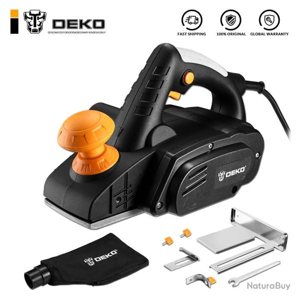 Rabot Electrique Pro 900W 82mm Vitesse Variable-DKEP900 20260729082506