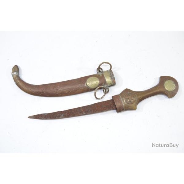 Petit couteau marocain Afrique du nord Maroc Dague Afrique du Nord collection Arabe Maghreb