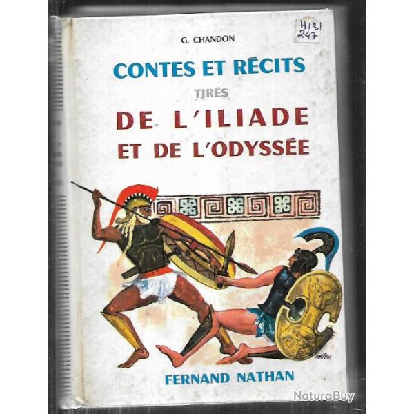 contes et r�cits tir�s de l'iliade et de l'odyss�e de g.chandon