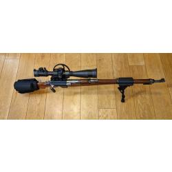 Rails picatinny 20 mm court pour fusil Schmidt Rubin 1889