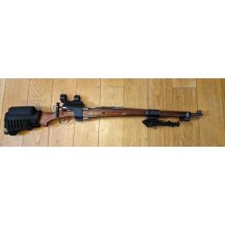 Triple rails picatinny 20 mm court pour fusil Schmidt Rubin tout mod&egrave;le