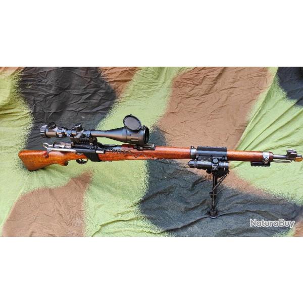 Triple rails picatinny 20 mm long pour fusil Schmidt Rubin tout mod�le