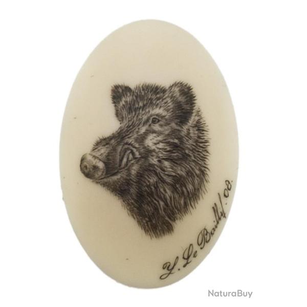 CALOTTE IVOIRE SANGLIER