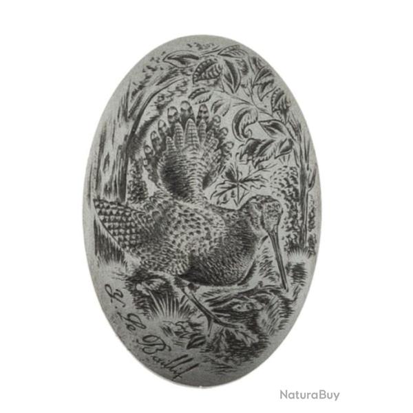 CALOTTE ARGENT  BECASSE