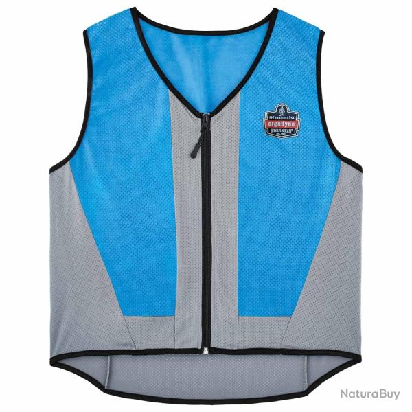 Gilet de refroidissement par �vaporation PVA. Ergodyne Bleu