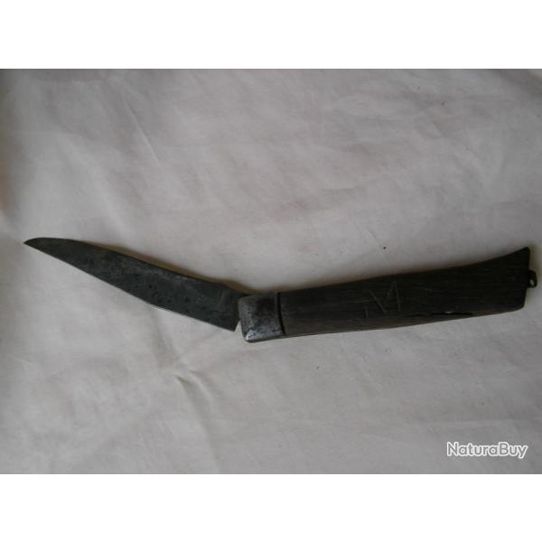 WW2 FRANCE CANIF PERSONNALIS� CIVIL PETITE UTILISATION PROVENANCE PAQUETAGE FRAN�AIS WW2