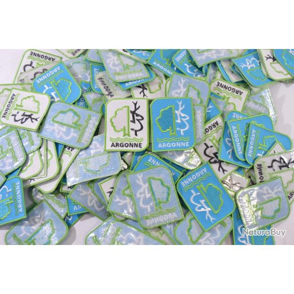 Lot 180 patchs brod�s thermocollant ARGONNE (r�gion), objet publicitaire. Marne Ardennes Meuse