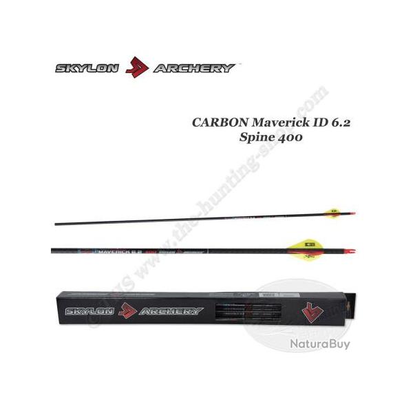 SKYLON ARCHERY 12 Fl�ches Maverick ID 6.2 400 Fl�ches coup�es et inserts coll�s