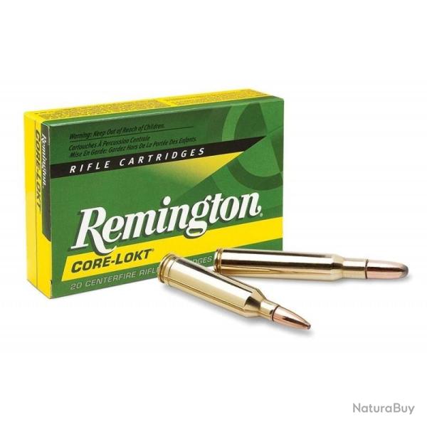 Munitions REMINGTON calibre 243 Win Core-Lokt PSP 100gr - 6.5g x20