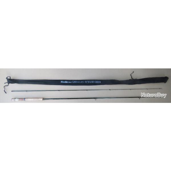 canne mouche polyvalente ; carbone 2 brins ; 9,6 pieds ;  soie : 7/8