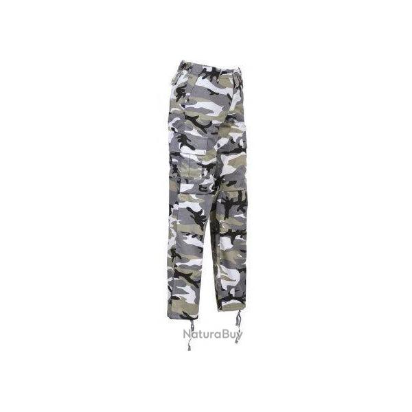 Pantalon camouflage gris enfant Percussion