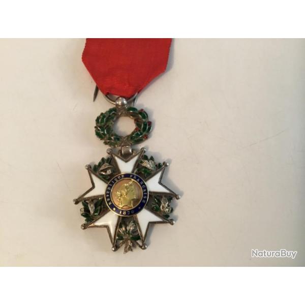 L�gion d'honneur 3ieme republique feuilles lev�es.