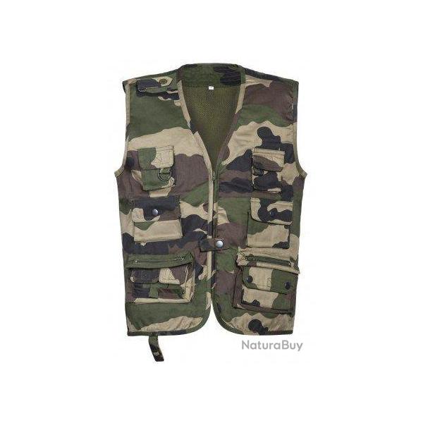 Gilet enfant camouflage Reporter PERCUSSION