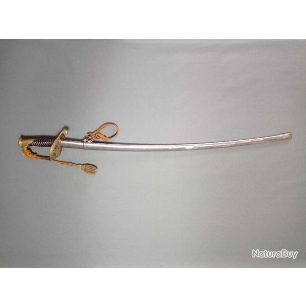 Sabre fantaisie officier de cavalerie l�g�re ou d'artillerie mod�le 1822-82 - III r�publique - BE