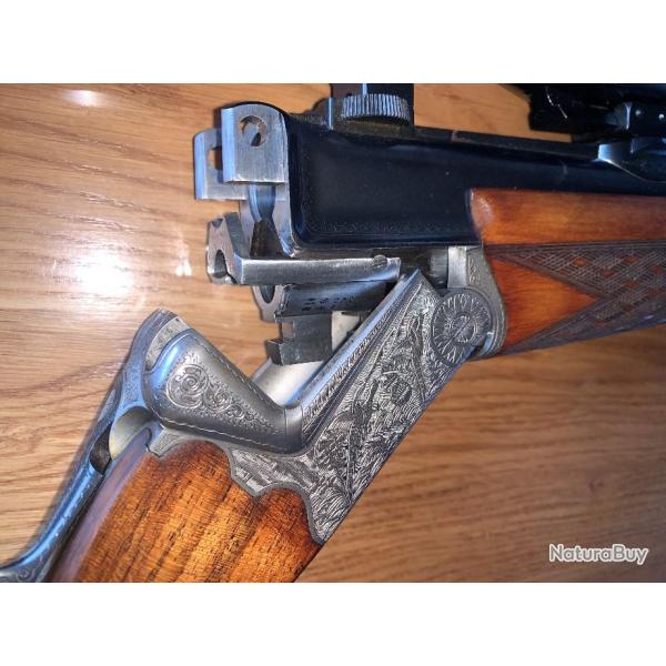EXCEPTIONNELLE CARABINE FUSIL MIXTE FRANZ SODIA