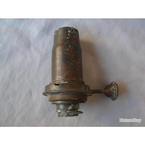 WW1 T�TE DE BR�LEUR DE LANTERNE DE TRANCH�ES 100 % TROUVAILLE TERRAIN WW1