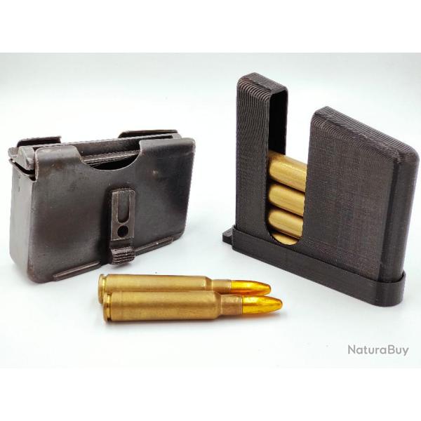 5 Lames chargeurs, Clip Schmidt Rubin 96/11 compatible GP90 et GP11 pour 6 cartouches