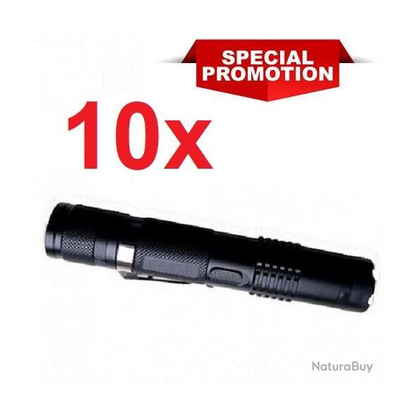 Lot 10 Shocker Electriques 3600 KV defense petit et puissance avec lampe led