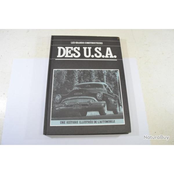 Livre Les grands constructeurs des USA, une histoire illustre de l'automobile
