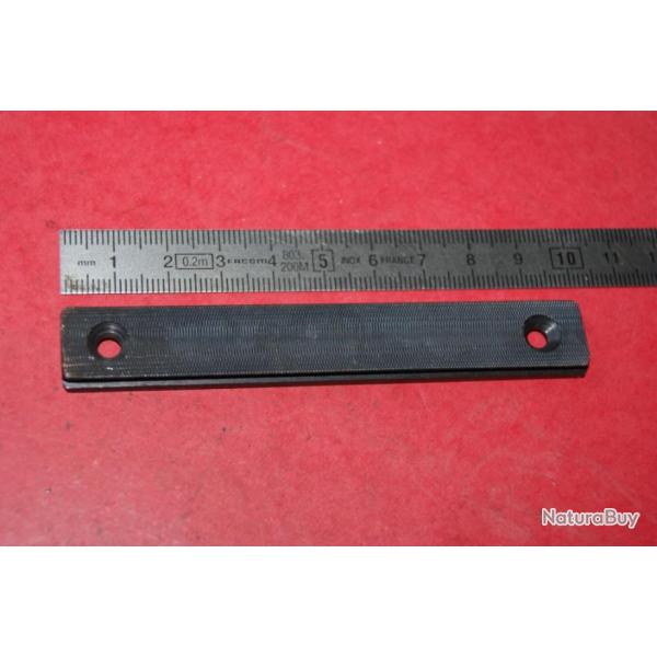 rail pour bande 10mm / queue d'aronde de 14mm 2 trous entraxe 83mm - VENDU PAR JEPERCUTE (D20L362)