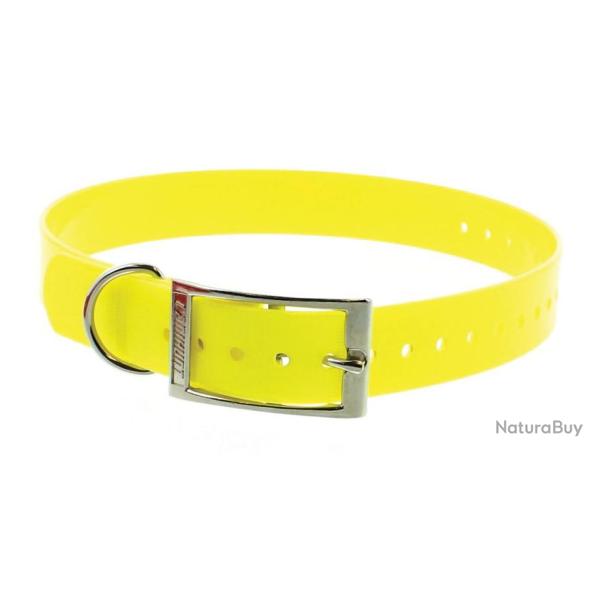 Collier polyur�thane largeur 19 mm jaune