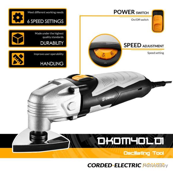 Outil Oscillant Multifonction Pro 400W-DKOM40LD1 SET1 20260729082507