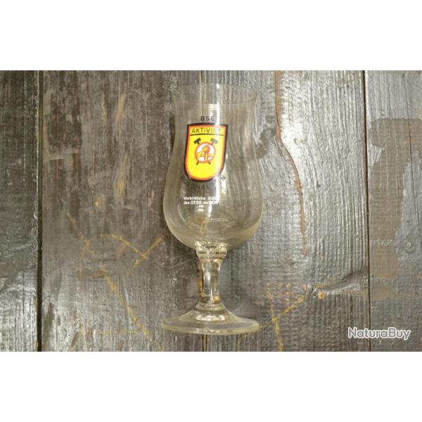 Verre � Bi�re Allemand, collection verre � bi�re / bar, BSG Aktivist Nordhausen Vorbildliche BSG DDR