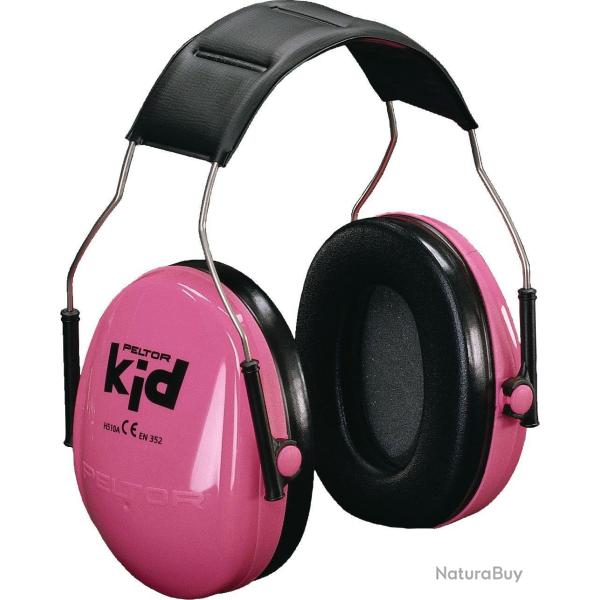 Casque anti-bruits Peltor enfant Rose