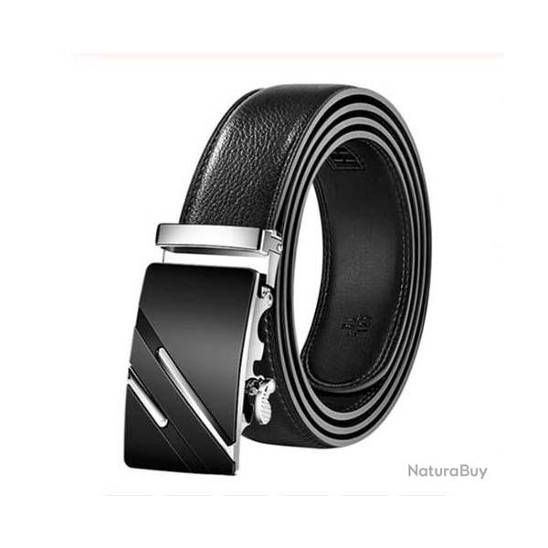 Ceinture Homme Noir M�tal 115cm