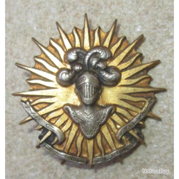 2� Cuirassiers, heaume et devise argent�s, guilloch�, embouti, anneaux