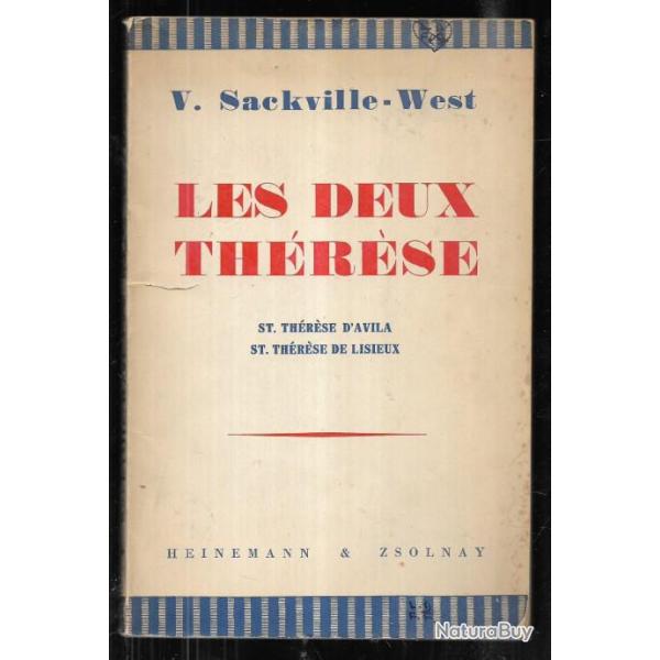les deux thrse ,st thrse d'avila , st thrse de lisieux de v.sackville west