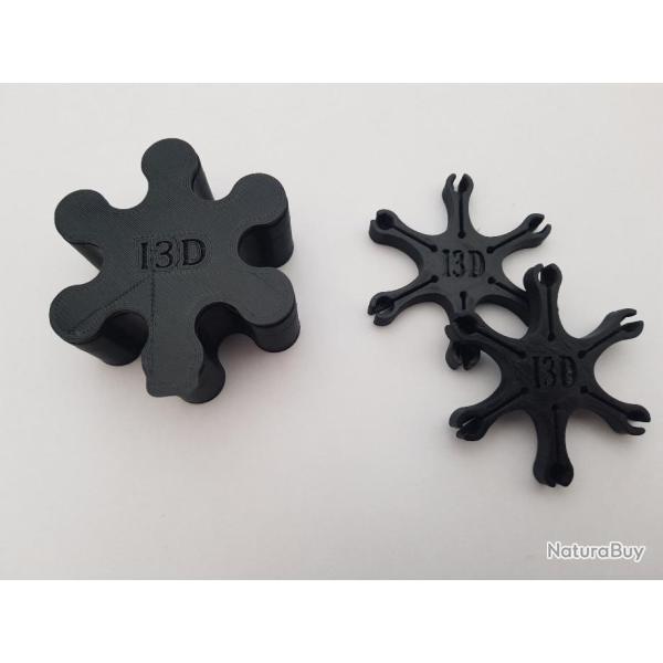 Boite de rangement pour 2 �toiles porte amorces (Boite seule sans les �toiles)