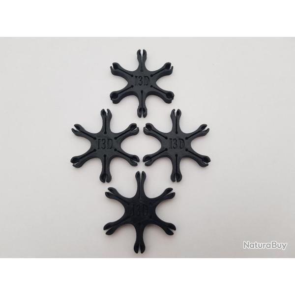 4 Etoiles porte amorces 6 branches pour revolver poudre noire