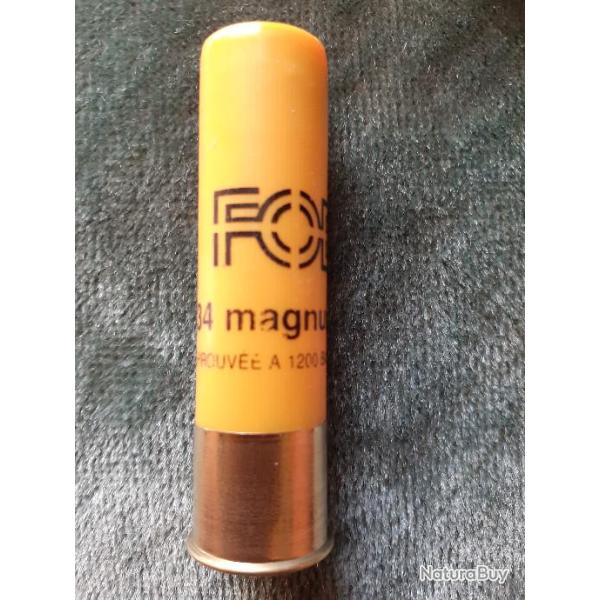 une cartouche FOB  20 magnum plastique p lb no 7