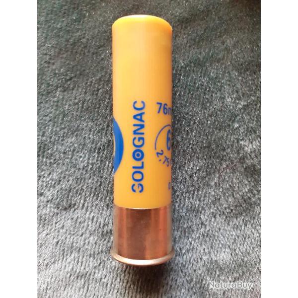 une cartouche SOLOGNAC 20 magnum plastique p lb no 6