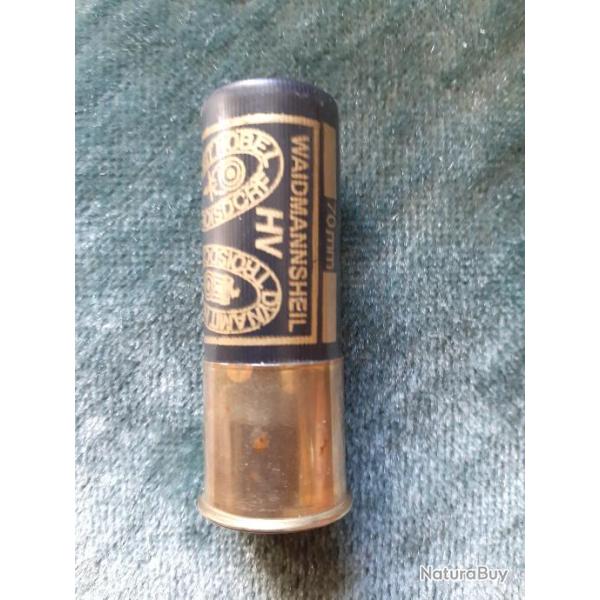 Une cartouche ROTTWEILL  noire 12/70 mm plastique  plb no 1