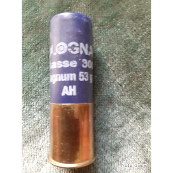 Une cartouche SOLOGNAC 12/76 magnum  plastique  no 1 en 53 g