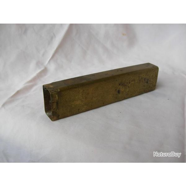 WW2 FRANCE BOITE VIDE MILITARIA POUR GNIE EN CUIVRE/LAITON