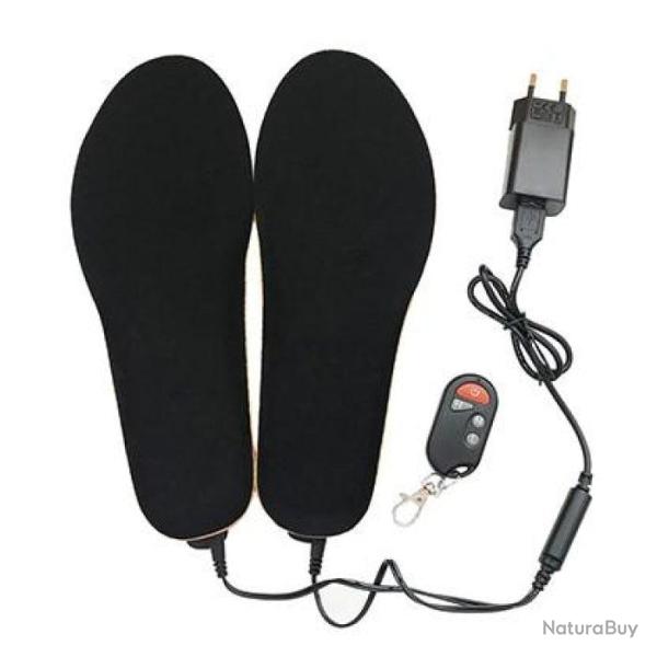 Semelles Chauffantes � t�l�commande Chassetir - Noir