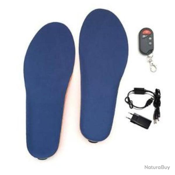 Semelles Chauffantes � t�l�commande Chassetir - Bleu