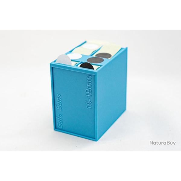 Double Dvidoir Galt Sons pour pastilles autocollantes 19mm