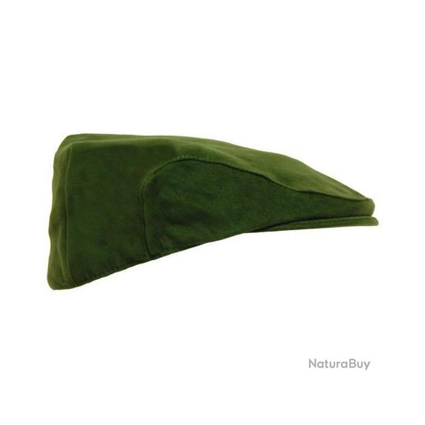 Casquette Plate Moleskine Vert Olive